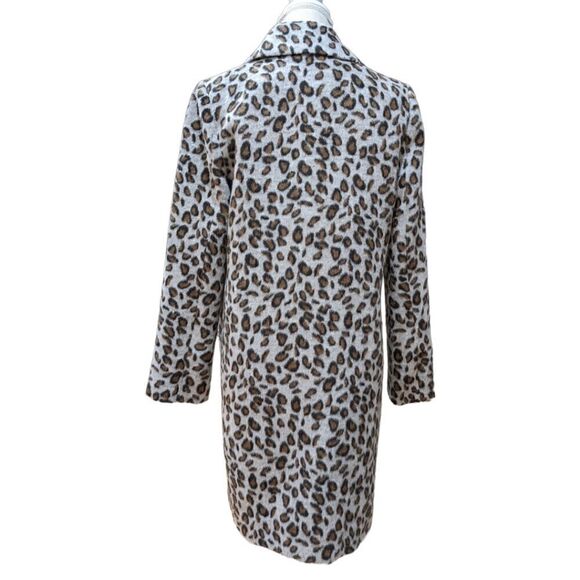 Pink Martini Collection Leopard Print Long Coat Size S - Picture 5 of 13